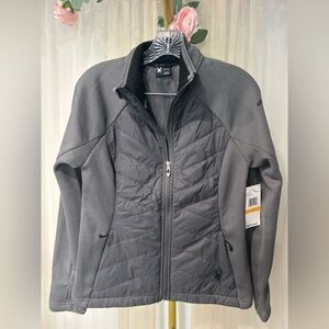 Spyder Women’s Hybrid Puffer Jacket Gray Small NWT Insulated Ski Outdoor